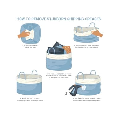 OrganiHaus Cotton Rope Storage Basket for Closet | Towel Basket for Bathroom | Woven Basket for Storage | Woven Baskets for Organizing | Soft Basket | Decorative Cotton Rope Basket for Storage - Gray - Image 6