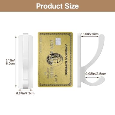 Adhesive Wall Hooks for Towels Coats - Stick On Hooks Hanging Heavy Duty (13lb), Metal Hook for Door, Bathroom, Dorm, Closet - Hanger for Purse, Bag, Robe,Backpack - No Damage to Wall - White 6 Pack - Image 2