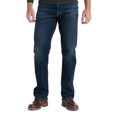 Lucky Brand Men's 181 Relaxed Straight Jean, Balsam, 42W x 30L - Image 1