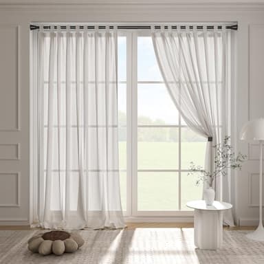 Shower Curtain Rod Black Tension Rod 45 to 77 Inch Spring Curtain Rod Shower rod Non Slip shower curtain rod 1pcs for Windows No Drilling Adjustable Tension Rods of Curtain Window Closet Kitchen - Image 8