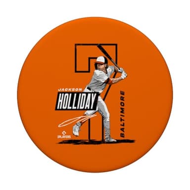 Jackson Holiday | Baltimore Baseball Players | MLBHOL3002 PopSockets Adhesive PopGrip - Image 3