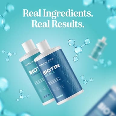 Rosemary Biotin Shampoo and Conditioner Set - Volumizing Shampoo and Conditioner for Thinning Hair for Women & Men with Nourishing B Vitamins - Color Safe Sulfate Paraben & Silicone Free (16 Fl Oz) - Image 7