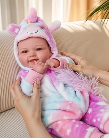 BABESIDE Baby Dolls, 17inch Large Realistic Cute Soft Body Baby Doll Real Life Baby Dolls with Accessories for 3+ Year Old Girls Gifts, Pretend Play, Collection - Image 7