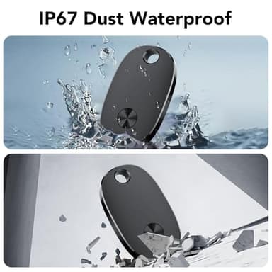 Air Tags-4 Pack, Bluetooth Tracker Works with Apple Find My APP (iOS Only), Keys Finder and Item Locator for Luggage, Backpack, Suitcases, Replaceable Battery, IP67 Waterproof Tracking Tag - Image 8