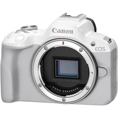 Canon EOS R50 Mirrorless APS-C Interchangeable Lens Camera (Renewed) | Official Canon USA Partner Model | Body White 5812C002 Bundle with Deco Gear Photography Bag + Microphone + Tripod + Software - Image 2