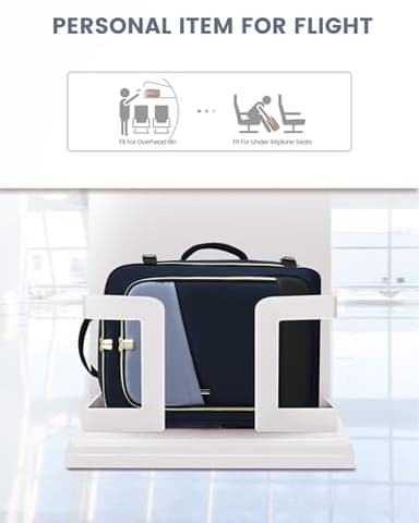 LOVEVOOK Travel Backpack for Women, 40L Carry On Backpack Flight Approved, Large Personal Item Bag Fits 17 inch Laptop, TSA Approved Luggage with 3 Packing Cubes,Waterproof Weekender Gym Essentials - Image 2
