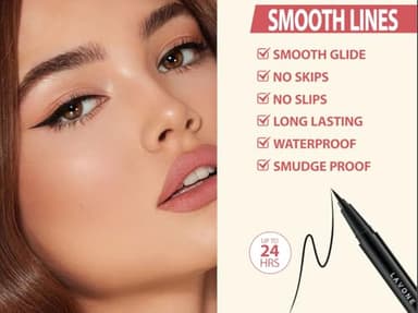 Eyebrow Pen Kit, with Microblading Eyebrow Pen, Eyebrow Gel, Eyeliner, Eyebrow Brush, Eyebrow Pencils for Women, Waterproof, Smudge Proof, Long Lasting Makeup Formula - Dark Brown - Image 5