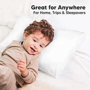 KeaBabies Toddler Pillowcase 13"x18" - Organic Cotton Toddler Pillowcase for Kids, Boys, Girls, Soft & Durable Cotton Cover for Miniature Sleepy Pillows, Cute Colors,Pillow Sold Separately(Soft White - Image 7