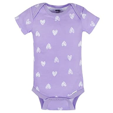 Onesies Brand Baby Girl's 8-Pack Short Sleeve Mix & Match Bodysuits, Rainbows, 3-6 Months - Image 5
