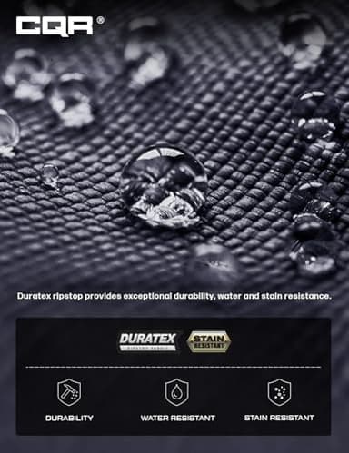 CQR Men's Quick Dry Work Pants, Water Resistant Outdoor Tactical Pants, Lightweight Stretch Cargo Hiking Pants, Work Pants Police Navy, 30W x 32L - Image 9