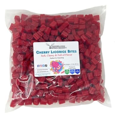 YANKEETRADERS Cherry Licorice Bites 40 OZ. Bag - Image 2