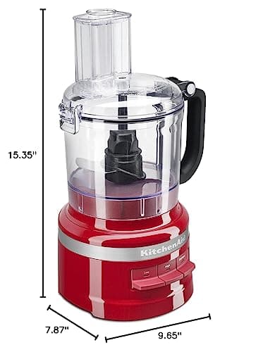 KitchenAid KFP0718ER 7-Cup Food Processor Chop, Puree, Shred and Slice - Empire Red - Image 3