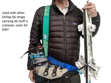MosquitOasis Schlep.Ski Colorado Cumberbund The World's Easiest Way to Carry Skis - Image 5