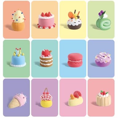 Air Dry Clay Kit - Modeling Clay for Kids mit Sculpting Tools und Tutorial, Ultra Light & Soft, Safe & Non-Toxic, DIY Model Magic Clay 12 Cans 48 Colors, Creative Art Crafts Toys Gifts for Girls Boys - Image 7