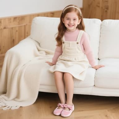 Kiderence Little Toddler Girls Dress Shoes Ballerina Ballet Flats Kids Pink Mary Janes Size 9 - Image 2