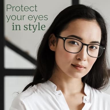 MIGSIR Blue Light Blocking Glasses for Computer Gaming, Fashion Fake Helps Reduce Screen Fatigue Eyeglasses for Women Men - Image 5
