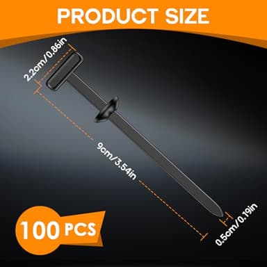 ZGMAIJIA 100PCS Nylon Universal Cable Tie Buckle,Cable Tie Buckle,Automotive Clips,Fastener, for Automotive Repair - Image 3