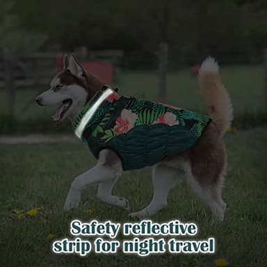 OUOBOB Dog Jackets for Large Dogs, Large Dog Winter Coat, Pet Cold Weather Coats, XXXL Pet Jacket with D-Ring, Waterproof Coat with Back Zipper,Snowsuit Labrador German Shepherd Doberman,XXXL - Image 4