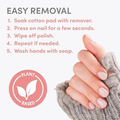 Ella+Mila 100% Acetone Nail Polish Remover - Pure Acetone Fingernail Polish Remover for Removal of Glue, Gel, Acrylic - 8oz - Image 7