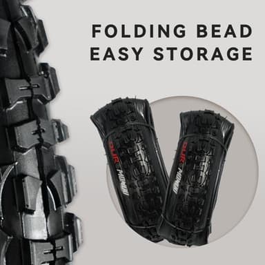 2Pack 24x1.95(54-507) Mountain Bike Tires Replacement Kits Plus 2 Bike Tubes (with Puncture Sealant) and 2 Tire Levers, Bike Tire with Tread Puncture Protection for On or Off-Road Use - Image 6