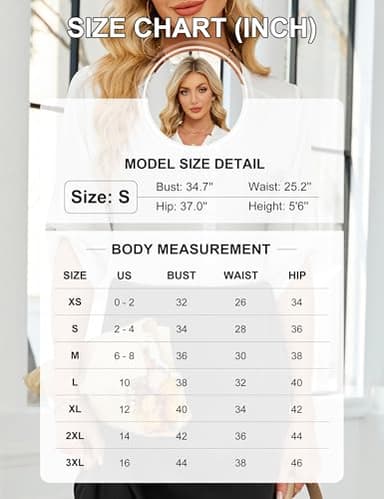 Blooming Jelly Womens Button Down Shirts Pleated Business Casual Tops 3/4 Sleeve Dressy Blouses 2025 (Large, Black) - Image 6