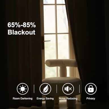 RYB HOME Mauve Velvet Curtains 2 Panels Set, Privacy Room Darkening Curtains & Drapes Thermal Insulated Window Treatmernt Luxury Holiday Decoration for Living Room Party Backdrops, W52 x L96 inches - Image 6