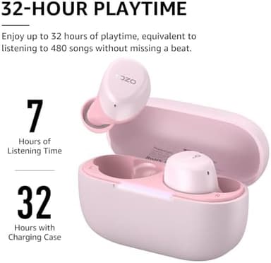 TOZO A1 Wireless Earbuds Bluetooth 5.3 Light Weight in Ear IPX5 Waterproof Headphones 2 Mic for AI Calls, Immersive Premium Sound Bass Headset with Charging Case, 32 Presets EQ Customization via App - Image 8