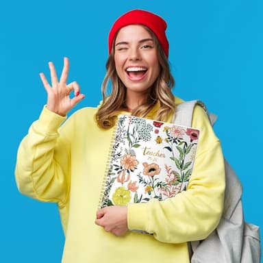 2026 Teacher Planner - 2026 Lesson Planner, Jan. 2026 - Dec. 2026, 8'' x 10'', Lesson Plan Book, Weekly and Monthly Homeschool Calendar, 2026 Planner with Inspirational Quotes - Image 9