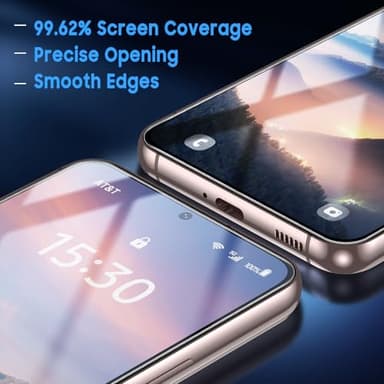 Uyiton UnBreak-Glass for Samsung Galaxy S22 Screen Protector, [Ultrasonic Fingerprint Support][Auto-Alignment Frame] Scratch-Resistant Bubble-Free S22 Screen Protector(, 2 Pack - Image 4
