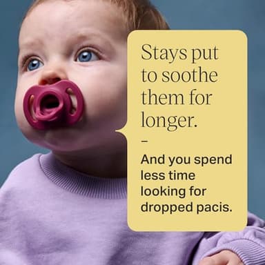 Tommee Tippee Ultra-Light StayPut Pacifier, One-Piece Silicone Design, 18-36m, 4 Pack - Image 4