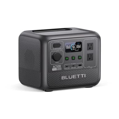 BLUETTI AC50B Portable Power Station, 448Wh Solar Generator LiFePO4 Battery Backup w/ 2 700W AC Outlets (Power Lifting 1000W), 0-80% in 45 Min, for Camping, Road Trip, Outage (Solar Panel Optional) - Image 1