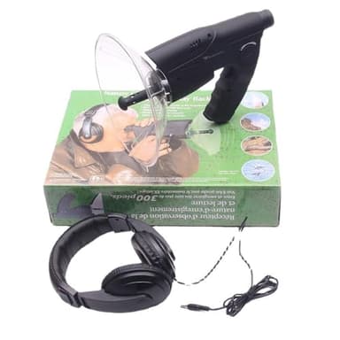 8X Long Range Listening Device, Bird Monocular Parabolic Microphone Long Range, Sound Amplifier Digital Recording Device Include Headphone, Visible Range Up to 300ft - Image 6