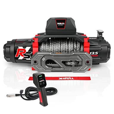 X-BULL Winch-13500 lb. Load Capacity Electric Winch -12V DC Power for Towing Truck Off Road, 2 in 1 Wireless Remote,13500 XRS Series - Image 1