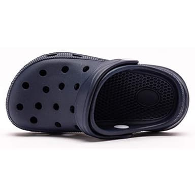 HOBIBEAR Boys Classic Graphic Toddler Garden Clogs Slip on Water Shoes (Navy-Size 1.5 Infant) - Image 5