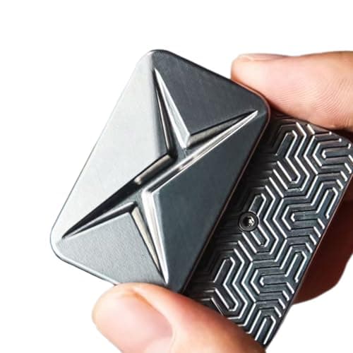 JUDIXY Lightning Infinite Fidget Slider Metal Magnetic Haptic Fidget Toys for Adults Anxiety/ADHD/Stress Relief - Image 1