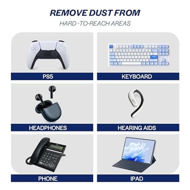 Compressed Canned Air Duster for Computer - iDuster Disposable Electronic Keyboard Cleaner for Cleaning Duster, 2PCS(3.5oz) - Image 3