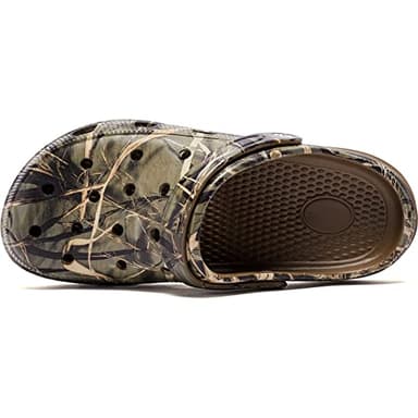 HOBIBEAR Unisex Garden Clogs Shoes Slippers Sandals for Men (Walnut,Women 12.5/Men 11.5) - Image 4