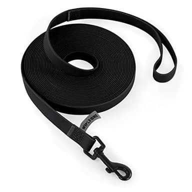 Wolfone 40ft Black Long Leash - Waterproof Training Dog Leash for Recall, Swimming, Camping, Beach, Hunting, Walking - Image 1