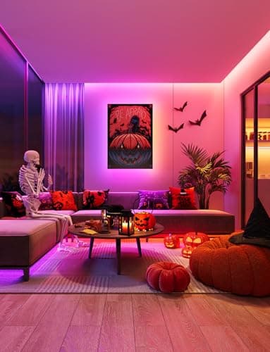 Govee 65.6ft RGBIC LED Strip Lights, Color Changing LED Strips, App Control via Bluetooth, Smart Segmented Control, Multiple Scenes, Enhanced Music Sync LED Lights for Bedroom, Home Decor (2 X 32.8ft) - Image 2