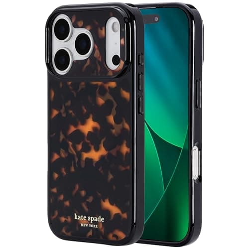 Kate Spade New York iPhone 17 Pro Case - Compatible with MagSafe - Designer Phone Case - Tortoise - Image 1