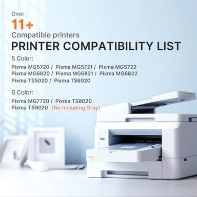 PGI-270XL CLI-271XL Printer Ink Compatible for Canon 270 271 XL Ink Cartridges to use with Canon Pixma TS6020 MG6821 MG5720 MG5721 MG5722 MG6820 MG6822 TS5020 MG7720 TS8020 TS9020, (5 Color-15 Pack) - Image 2