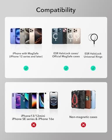 ESR for Magsafe Wallet with Full Find My Functionality, Magnetic Geo iPhone Wallet,3,000g Magnet Strength, Card-Holder with Adjustable Stand, for iPhone 17/16/15/14/13/12 Series, Desert - Image 8