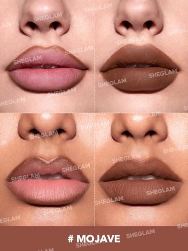 SHEGLAM Lip Liner Creamy Matte Pencil High Pigment Not Easy to Fade Silky Smooth Matte Contour Tint Lip Makeup-Mojave - Image 2