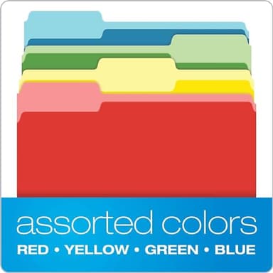 Pendaflex Hanging File Folder Combo Kit, 25 Hanging Folders with Tabs, 50 File Folders, Work from Home Starter Kit, Assorted, Letter Size (99199) - Image 4