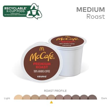 McCafe Premium Roast Coffee, Keurig Single Serve K-Cup Pods, Medium Roast, 96 Count - Image 5