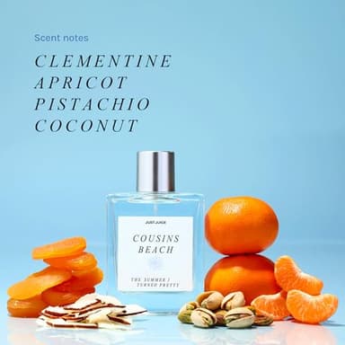 Just Juice - The Summer I Turned Pretty Cousins Beach - Beachy, Creamy Coconut and Vanilla Perfume for Women and Men - 0.3 oz - Image 3