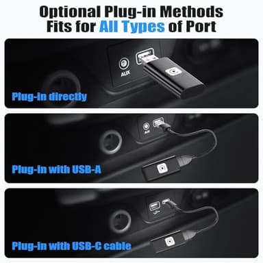 Mini Wireless Carplay Adapter for iPhone, 2025 Stable Universal Wireless carplay Adapter, Fast Convert Factory Wired to Wireless CarPlay Dongle Cars for Apple for iOS - Image 9