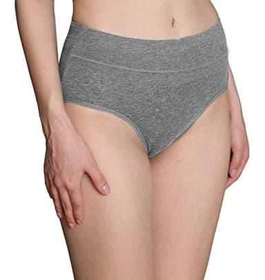 UMMISS Women's Soft Cotton Underwear Panties, Stretch Comfort Brief Underwear for Women-5 Pack -Multi -L. - Image 5