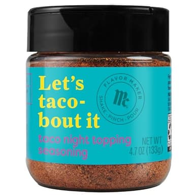 McCormick Taco Night Topping Seasoning, Flavor Maker, 4.7 oz - Image 1