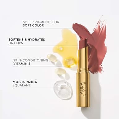 LAURA GELLER NEW YORK Jelly Balm Moisturizing Tinted Lip Balm - Just Peachy - Hydrating Vitamin E - Semi-Shine Finish - Image 5